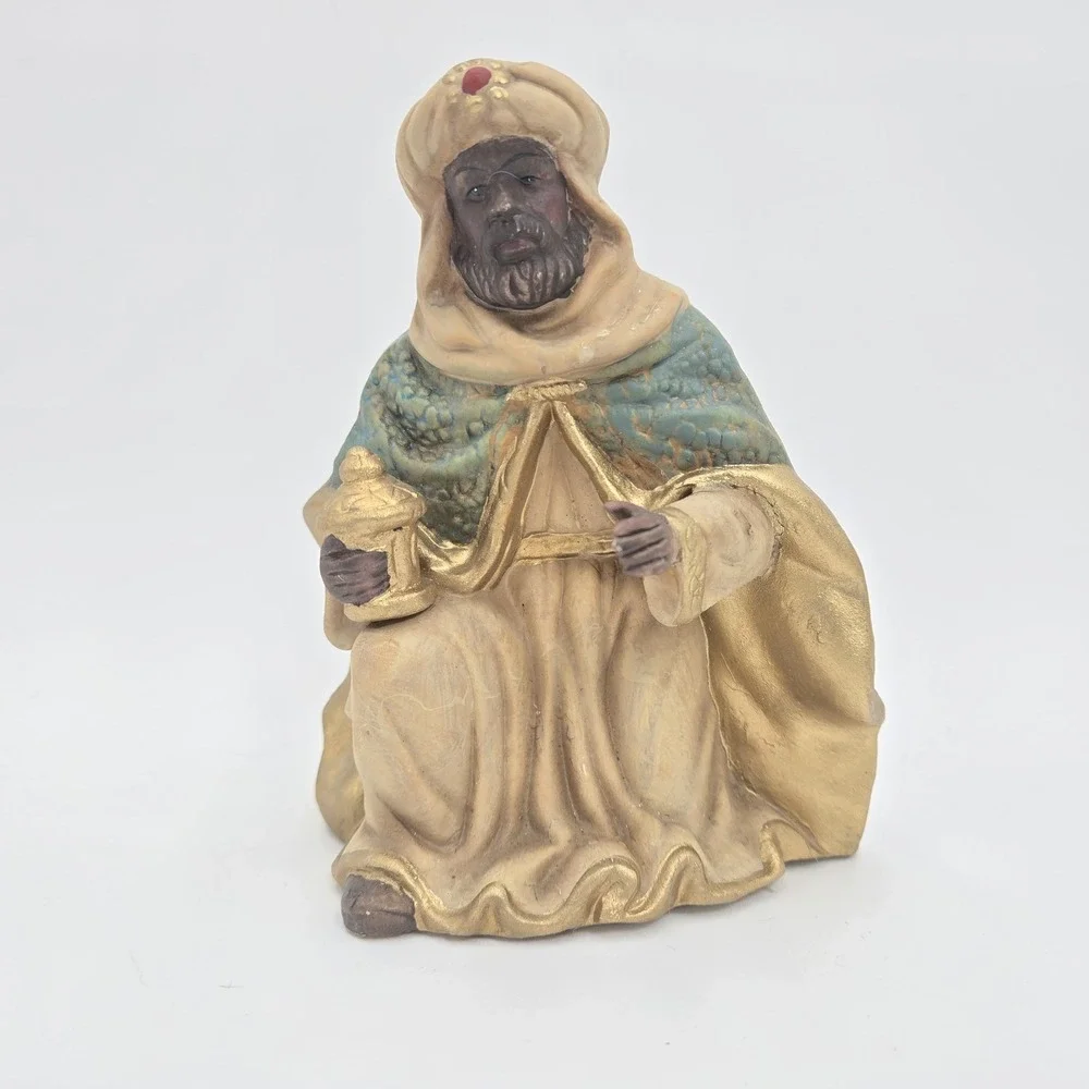 Holiday Workshop Deluxe Nativity King Balthasar Replacement 1997 Approx 6